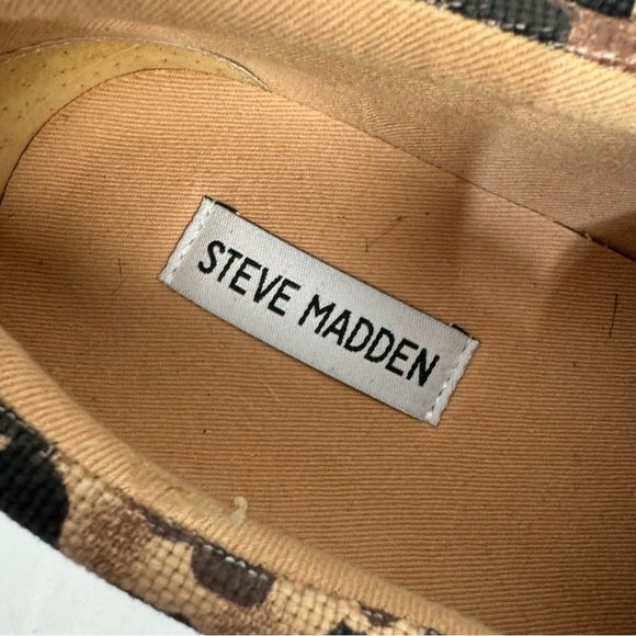 Steve Madden gills leopard animal print slip on shoes casual cheetah - Picture 4 of 6